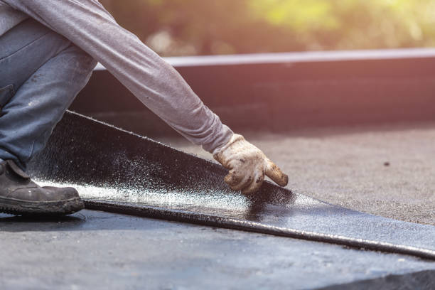 Professional Foundation Crack Repair technician working in Hooven, OH